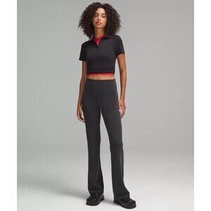 NWT Lululemon Ribbed Softstreme Flared Pant *Regular 33" inseam Gray Size 2